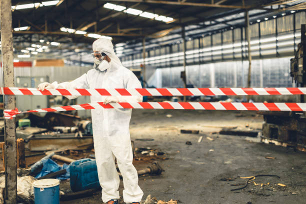 Professional Odor Removal technician working in Hilbert, WI